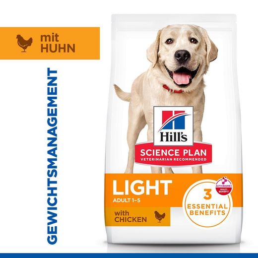 Hills Science Plan Canine Light Adult Large Breed mit Huhn Trockenfutter
