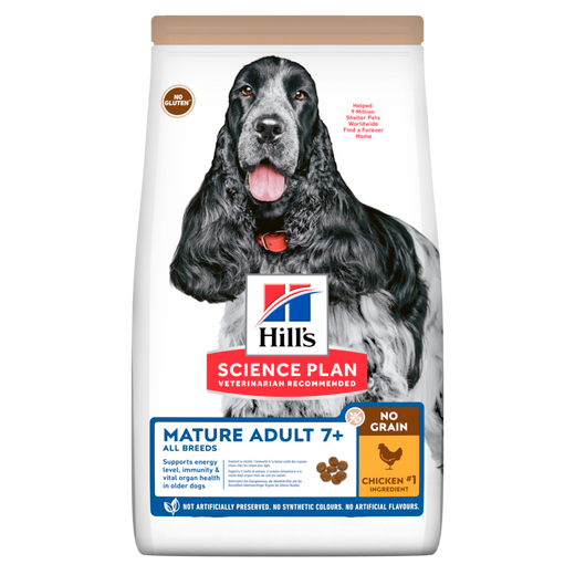 Hills Science Plan No Grain Mature Adult 7+ Trockenfutter für Hunde