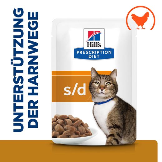 Hills Prescription Diet s/d Nassfutter für Katzen mit Huhn