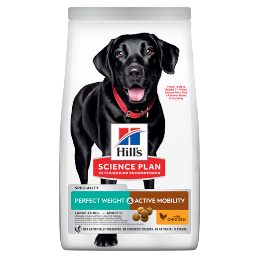 Hills Science Plan Canine Perfect Weight + Active Mobility Adult Large Breed Trockenfutter