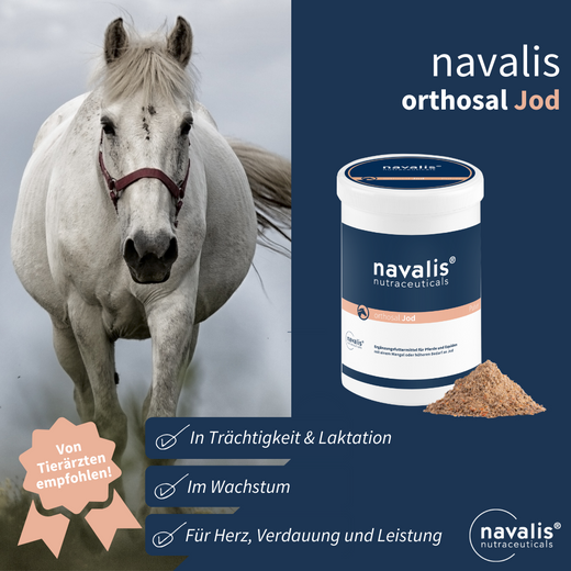 Navalis Orthosal Jod Horse Pulver für Pferde