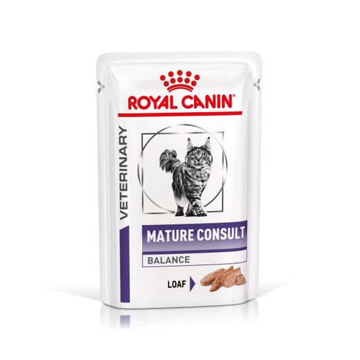 Royal Canin Mature Consult Balance Mousse Frischebeutel für Katzen