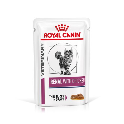 Royal Canin Renal Huhn Feine Stückchen in Soße Frischebeutel für Katzen