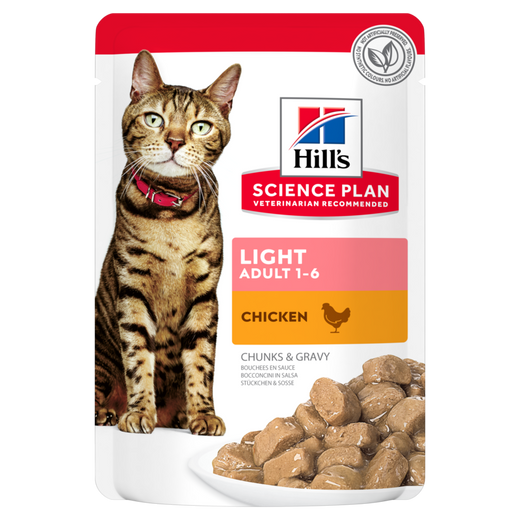 Hills Science Plan Feline Adult Light Huhn Frischebeutel für Katzen