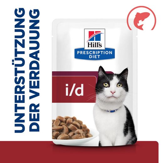 Hills i/d mit ActivBiome+ Lachs Frischebeutel für Katzen