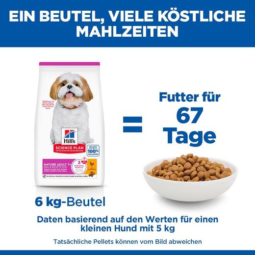 Hills Science Plan Mature Adult 7+ Small & Mini Trockenfutter für Hunde