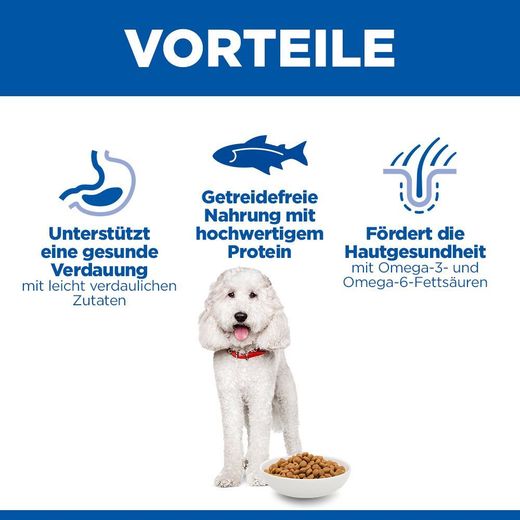 Hills Science Plan Hypoallergenic Dosenfutter mit Lachs für Hunde