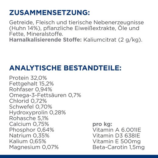 Hills Feline c/d Multicare Trockenfutter mit Huhn für Katzen