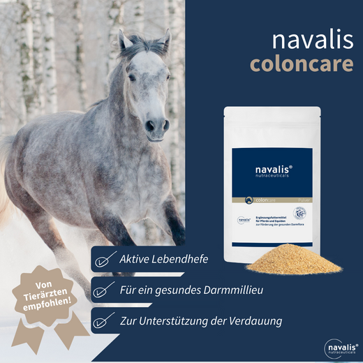 navalis® coloncare Pulver für Pferde