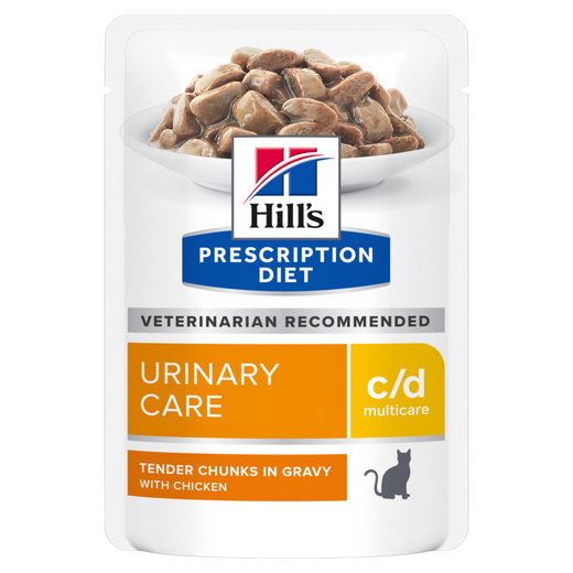 Hills Feline c/d Multicare Huhn Frischebeutel für Katzen