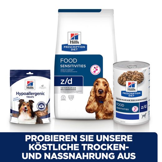 Hills Z/D ActivBiome+ Hundetrockenfutter bei Futtermittelallergie