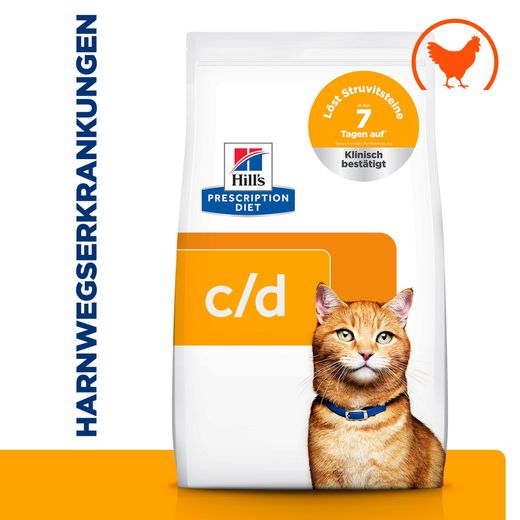 Hills Feline c/d Multicare Trockenfutter mit Huhn für Katzen