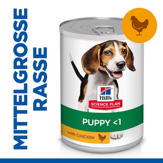 Hills Science Plan Canine Hund Puppy Huhn Dosenfutter