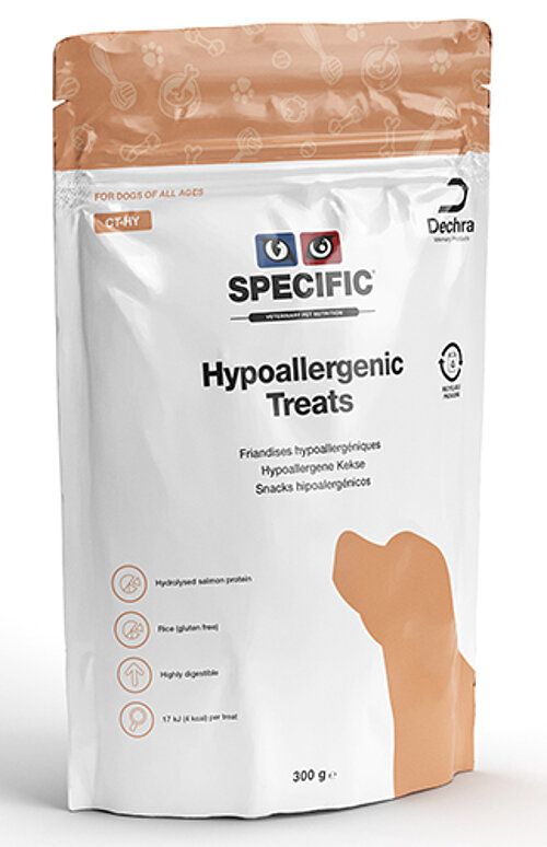 Specific CT-HY Hypoallergenic Treats (hydrolisiert) Leckerli bei Futtermittelallergie