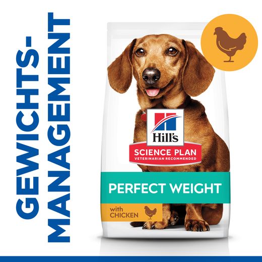 Hills Science Plan Perfect Weight Small & Mini Adult Trockenfutter mit Huhn für Hunde