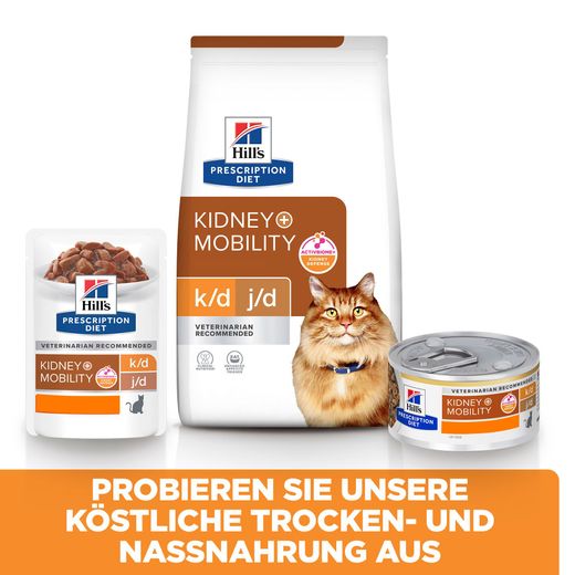 Hills k/d + Mobility Trockenfutter für Katzen
