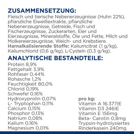 Hills Feline c/d Multicare Stress Huhn Frischebeutel für Katzen