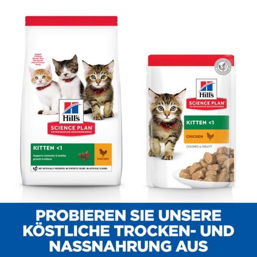 Hills Science Plan Kitten Huhn Frischebeutel Hills Science Plan Kitten Huhn Frischebeutel