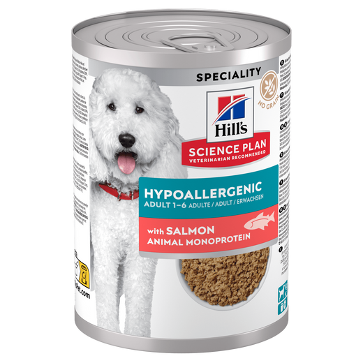 Hills Science Plan Hypoallergenic Dosenfutter mit Lachs für Hunde