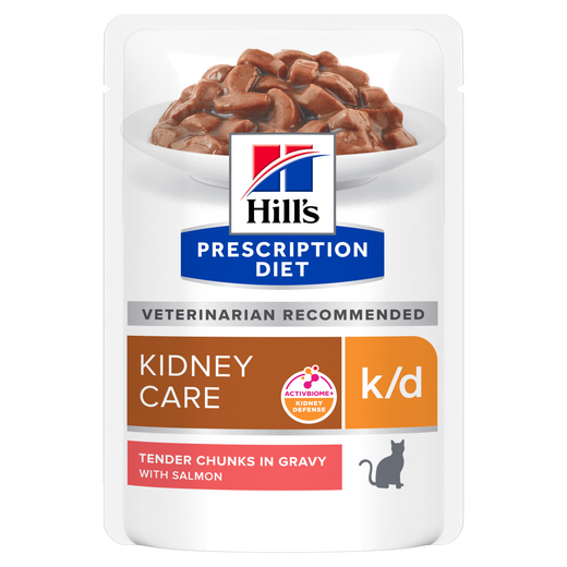 Hills Feline k/d Lachs Frischebeutel für Katzen