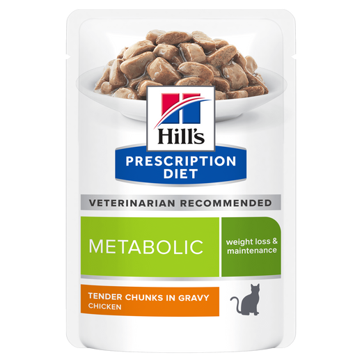 Hills Feline Metabolic Huhn Frischebeutel für Katzen