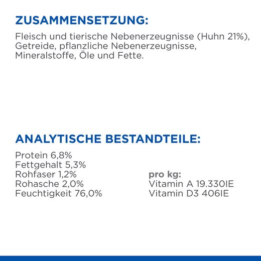 Hills Science Plan Canine Hund Puppy Huhn Dosenfutter