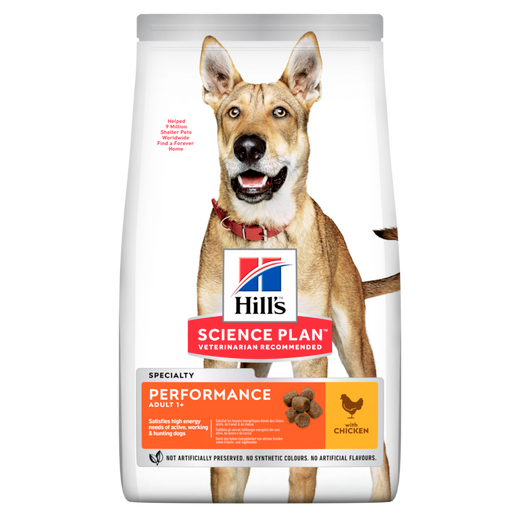 Hills Science Plan Canine Adult Performance Huhn Trockenfutter für Hunde