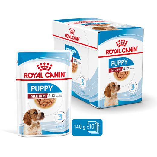 Royal Canin Medium Puppy Frischebeutel in Soße