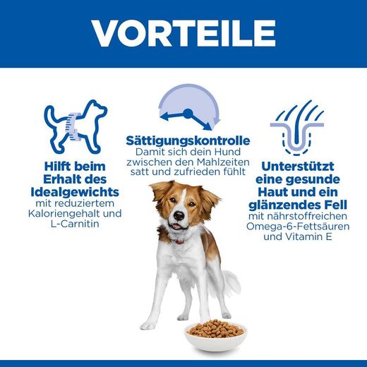Hills Science Plan Canine Light Adult Medium mit Huhn Trockenfutter
