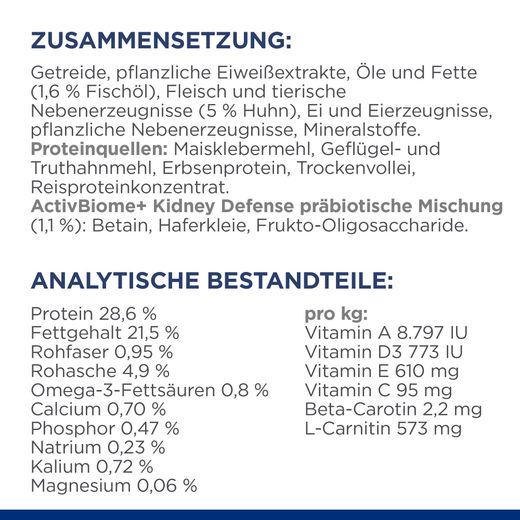 Hills k/d Trockenfutter für Katzen