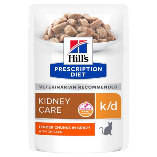 Hills Feline k/d Huhn Frischebeutel für Katzen
