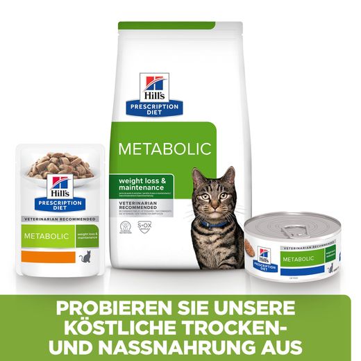 Hills Feline Metabolic Huhn Frischebeutel für Katzen