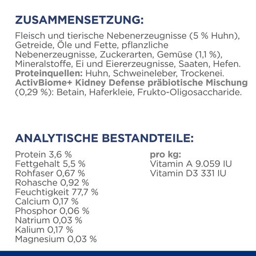 Hills k/d Ragout Dosenfutter für Hunde