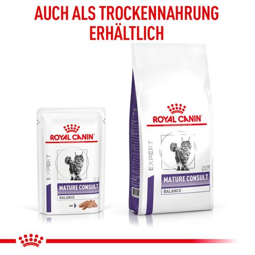 Royal Canin Mature Consult Balance Mousse Frischebeutel für Katzen Royal Canin Mature Consult Balance Mousse Frischebeutel für Katzen