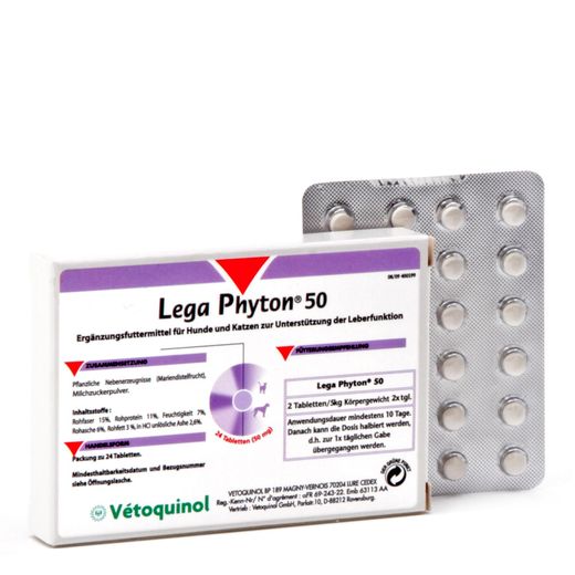 Vetoquinol Lega-Phyton 50 für Hund und Katze