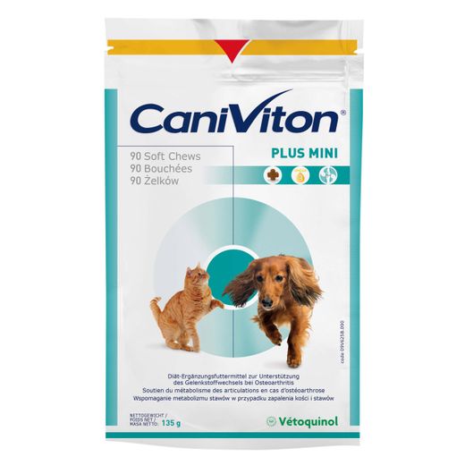 Vetoquinol Caniviton Plus Mini Chews für Hunde + Katzen