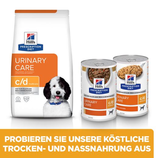 Hills Urinary Care c/d Multicare Dosenfutter für Hunde