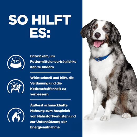 Hills i/d Sensitive ActivBiome+ mit Ei und Reis Trockenfutter für Hunde