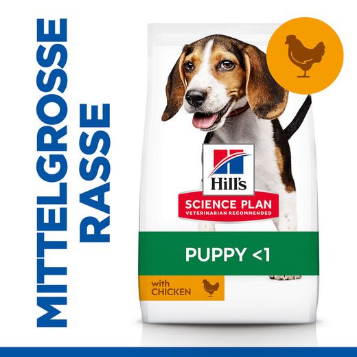 Hills Science Plan Hund Puppy Medium Trockenfutter
