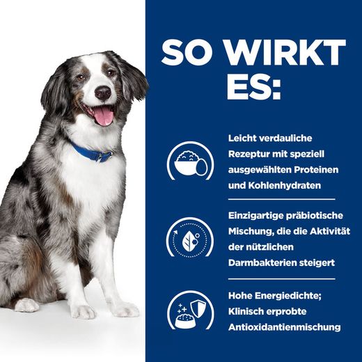 Hills i/d Sensitive ActivBiome+ mit Ei und Reis Trockenfutter für Hunde