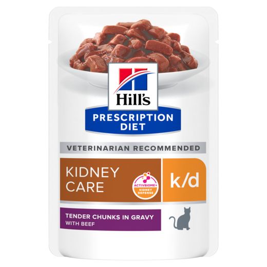 Hills Feline k/d Rind Frischebeutel für Katzen