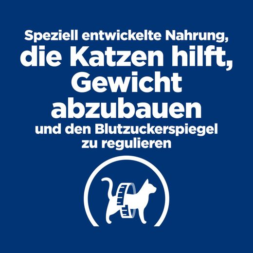 Hills m/d Huhn Frischebeutel bei Katzendiabetes