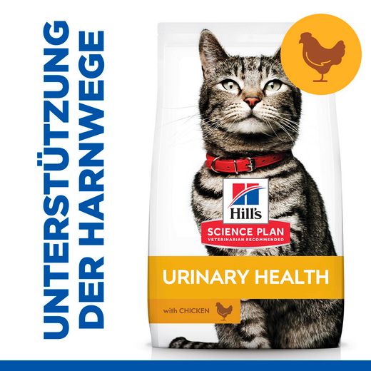 Hills Science Plan Feline Adult Urinary Health Huhn Trockenfutter für Katzen