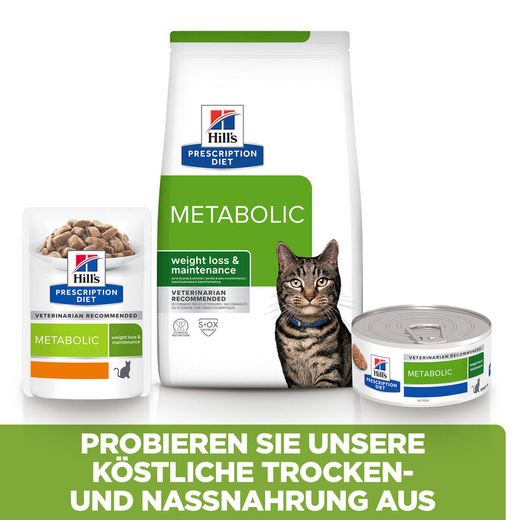 Hills Feline Metabolic Trockenfutter mit Thunfisch für Katzen