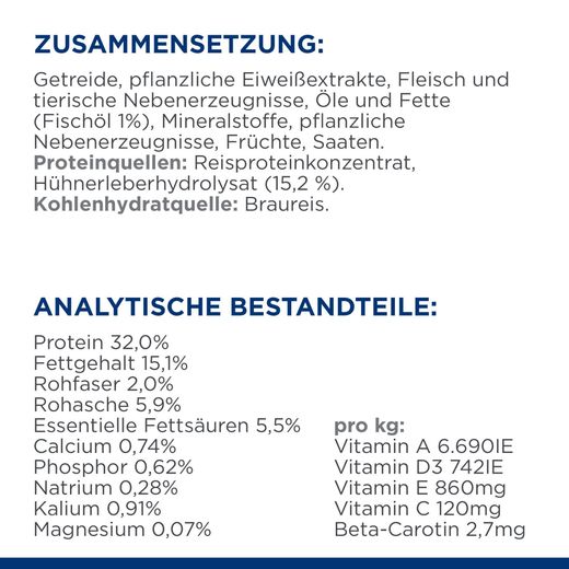 Hills Z/D Trockenfutter mit ActivBiome+ für Katzen