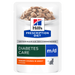 Hills m/d Huhn Frischebeutel bei Katzendiabetes