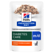 Hills m/d Huhn Frischebeutel bei Katzendiabetes