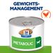 Hills Metabolic Hundefutter mit Hühnergeschmack in kleinen Dosen