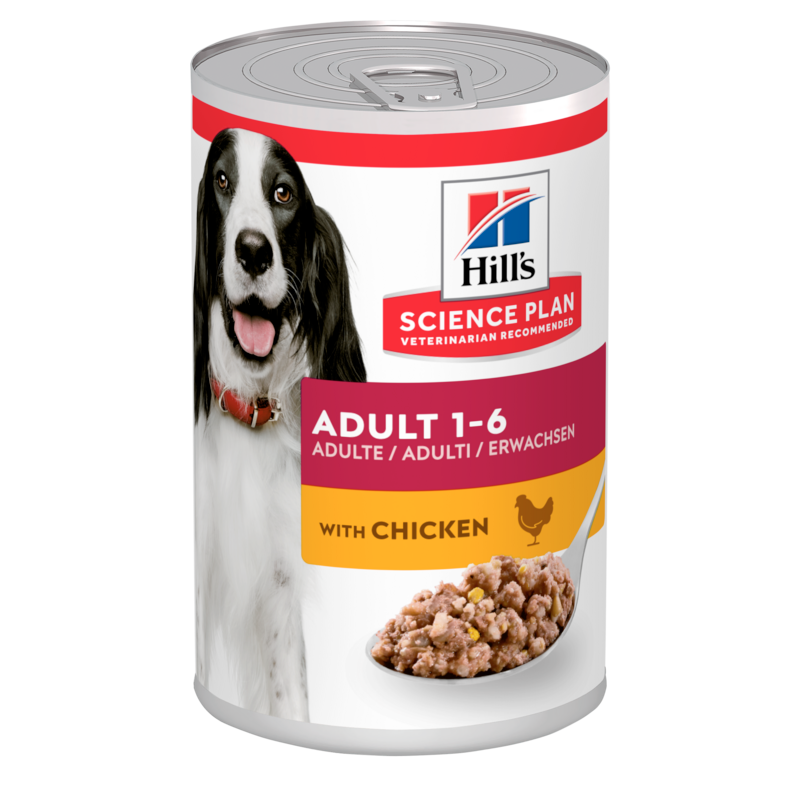 Hills Science Plan Canine Adult Huhn Dosenfutter für Hunde