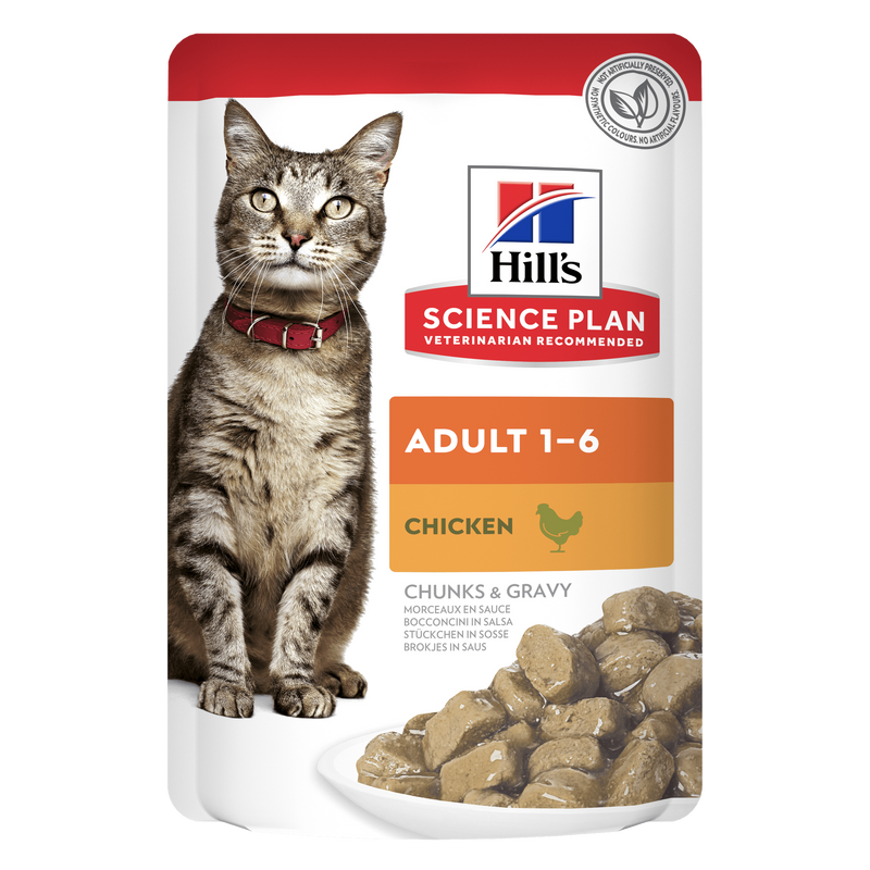 Hills Science Plan Feline Adult Frischebeutel für Katzen